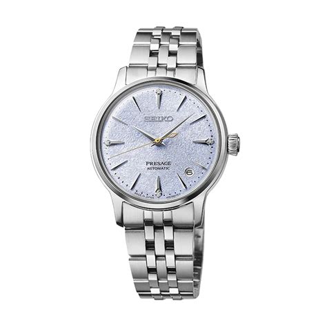 Seiko Presage Frozen Skydiving Diamond Cocktail Watch SRPL61J1