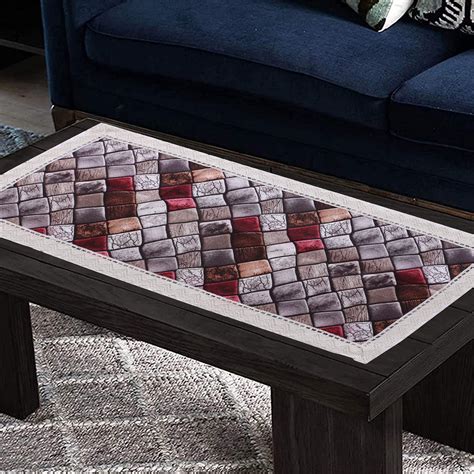Buy Kuber Industries Table Runner|Poly Cotton Decorative Mosaic Pattern ...
