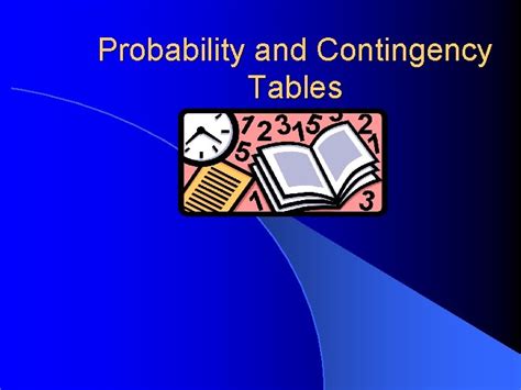Image result for Probability From Contingency Table