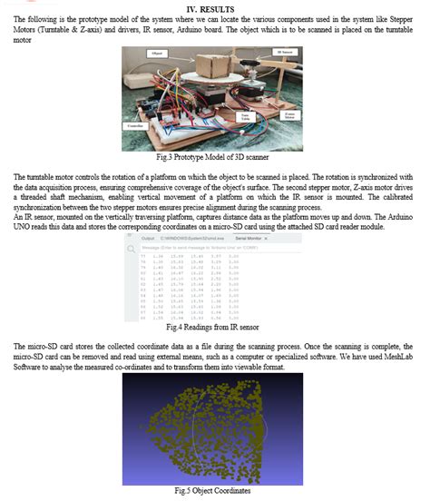 Object Scanner for 3D Reconstruction