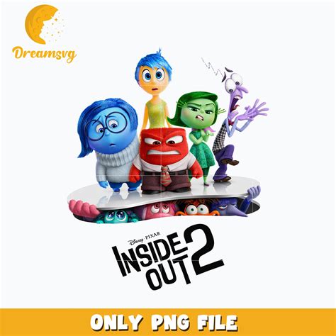Disney pixar inside out 2 png - DreamSVG Store