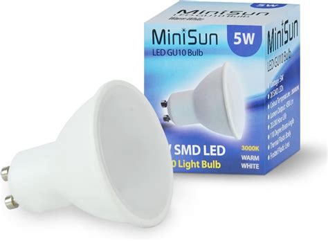 Buy 4 x MiniSun GU10 Gloss White Tiltable Surface Mounted Ceiling ...