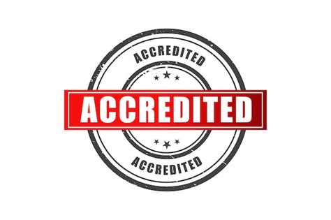 Accredited stamp accredited grunge round sign | Premium Vector