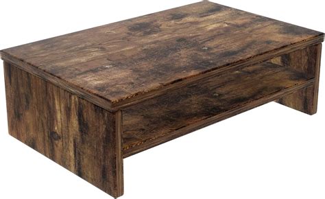 Buy Bestier Monitor Stand Riser Wood PC Monitor Stand with 2-Tier ...