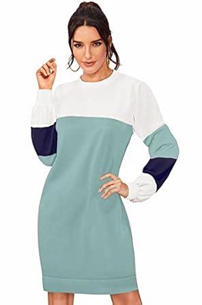 Buy PRIMEFIELD Women's Cotton Shift Knee-Length Dress for Girls (Large ...