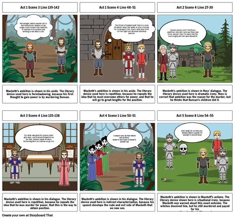 Macbeth Storyboard Act 3 Macbeth Storyboard.1 Pages 1 11 Flip PDF