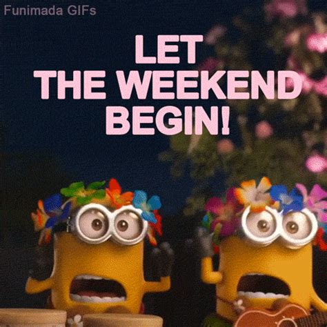 Happy Weekend GIFs - The Ultimate Collection for Sharing | Funimada