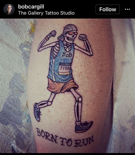 Pin by Frigobarbas on Guardado rápido | Running tattoo, Runner tattoo, Marathon tattoo