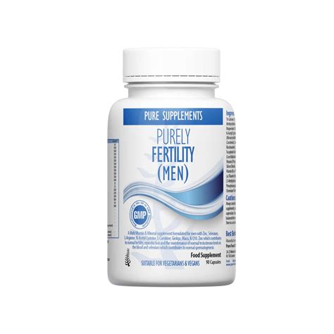 Mens fertility vitamins & supplements - Purely Fertility