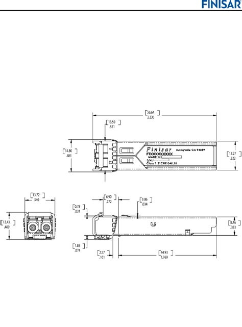 FTLF1318P3BTL Datasheet by Finisar Corporation | Digi-Key Electronics