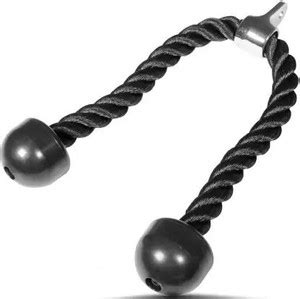 HACKERX Triceps Rope Triceps Bar for Fitness Workouts - Black Triceps ...