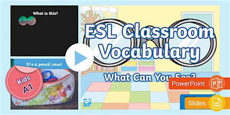 ESL Classroom Vocabulary Game (teacher made) - Twinkl