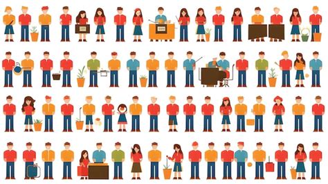 100 People Standing Together 的图像结果