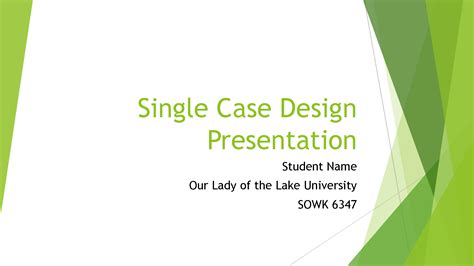 SOLUTION: Single Case Design - Studypool