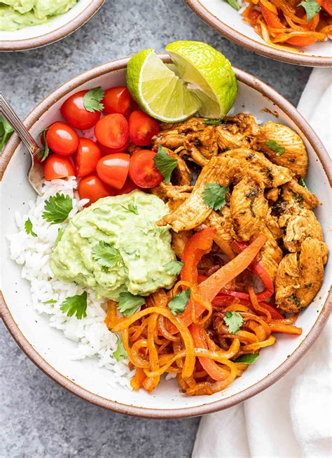Chicken Fajita Bowls - Recipe Runner