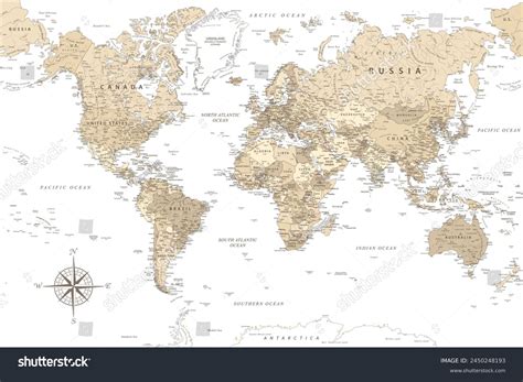 Detailed World Map Vector 的图像结果