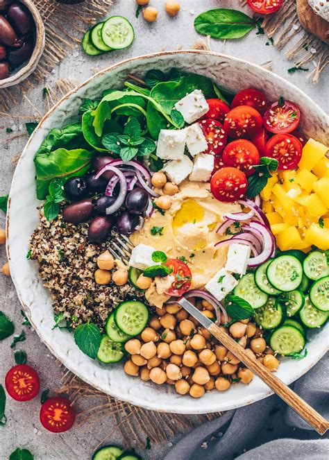 Mediterranean Buddha Bowl with Quinoa - Bianca Zapatka | Recipes