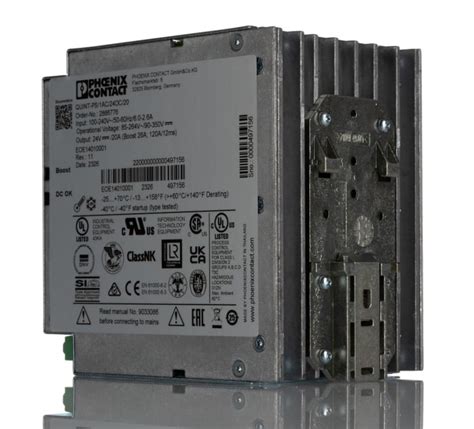 2866776 Phoenix Contact | Phoenix Contact QUINT POWER Switched Mode DIN ...