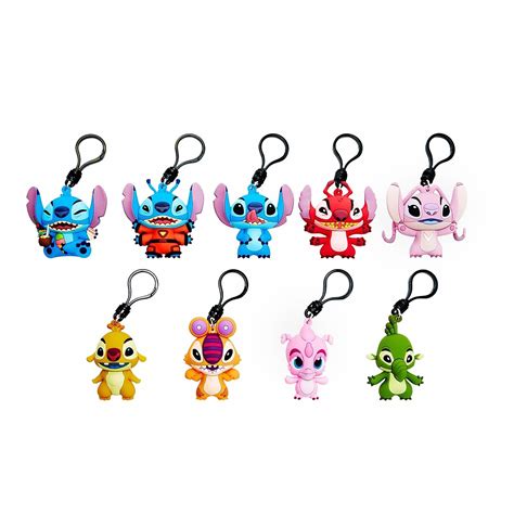 Amazon.com: Disney Stitch Series 5-3D Figural Foam Bag Clip in Blind ...