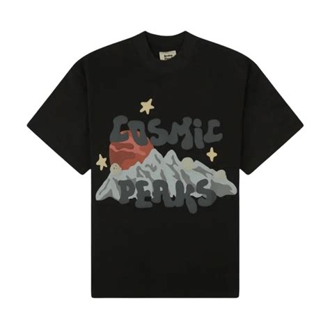Broken Planet T-Shirt 'Cosmic Peaks' - Soot Black – Kick Game