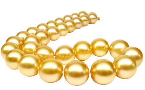 Buy Empirical Jewels असली मोती की माला Golden Pearl Natural & Genuine ...