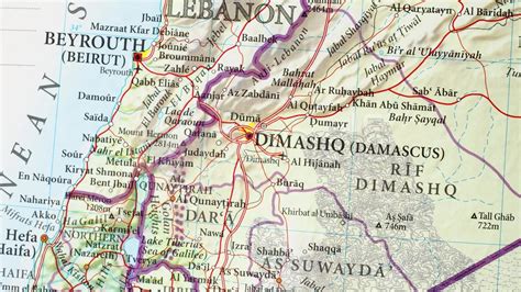Damascus Syria Map