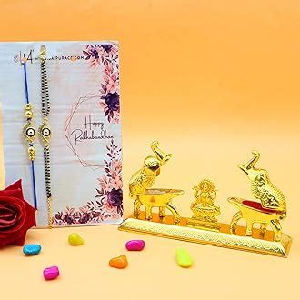 Amazon.in: JAIPUR ACE: Rakhi with Kumkum Holder