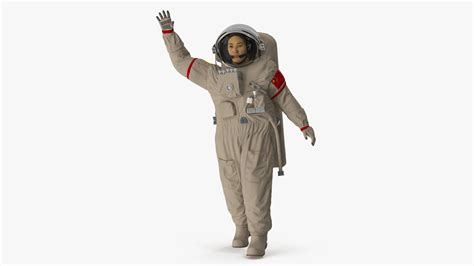 Astronaut Wearing Feitian Space Suit Rigged for Cinema 4D 3D | 3D ...