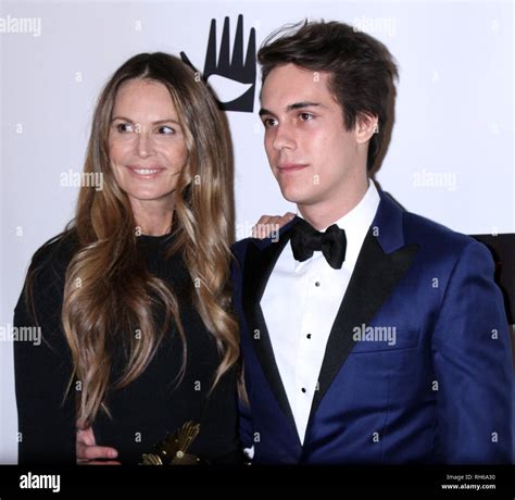 New York, USA. January 31, 2019 Elle MacPherson, Arpad Flynn Alexander ...