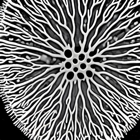 penicillium micrograph 400x phase contrast, 90s, 16:9 - Arthub.ai