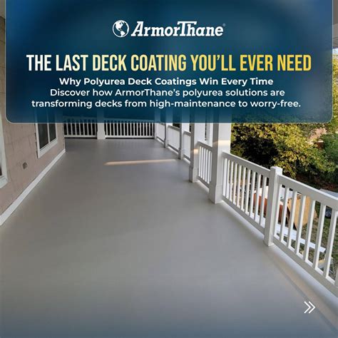 Last Deck Coating You Will Ever Need: ArmorThane Deck Coatings by ...