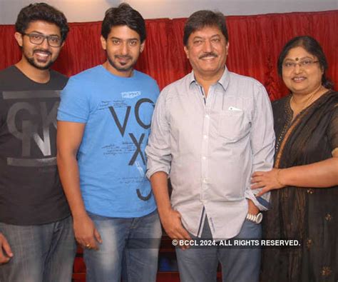 Pranam Devaraj, Avinash and Prajwal Devaraj at the launch of Nee Naade ...