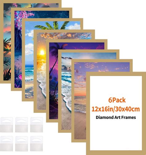 Amazon.com: Diamond Art Frame 12x16 Inch - Diamond Frames 30x40 cm ...