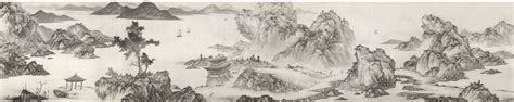 刘广中国山水绘画艺术作品（二）_中国风