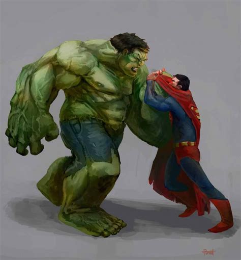 Superman Hulk Cartoon