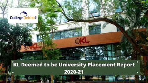 KL University Placements 2020-21: 3,193 Students Placed, Amazon, Byju’s ...