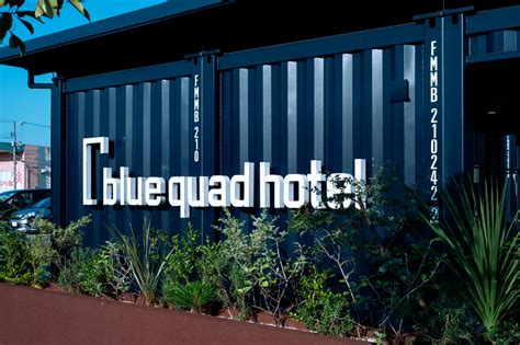 blue quad hotel - one inc. | Brand Design Consultancy