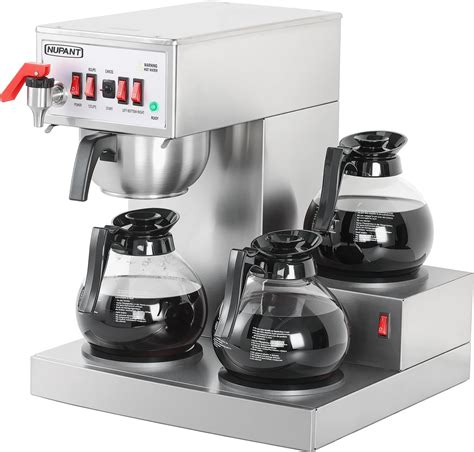 Amazon.com: 12-Cup Commercial Coffee Maker Stainless Steel - Double ...