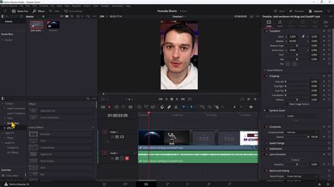 Create YouTube Shorts: Tutorial on PC with DaVinci Resolve