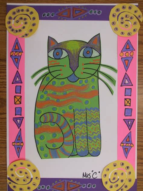 Rainbow Skies & Dragonflies: Laurel Burch inspired Cats | Laurel burch ...