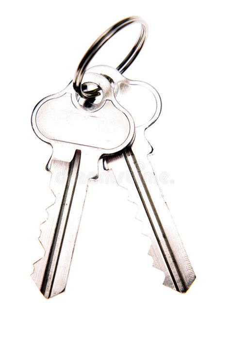 Two keys stock image. Image of door, clipping, metal, house - 3732199