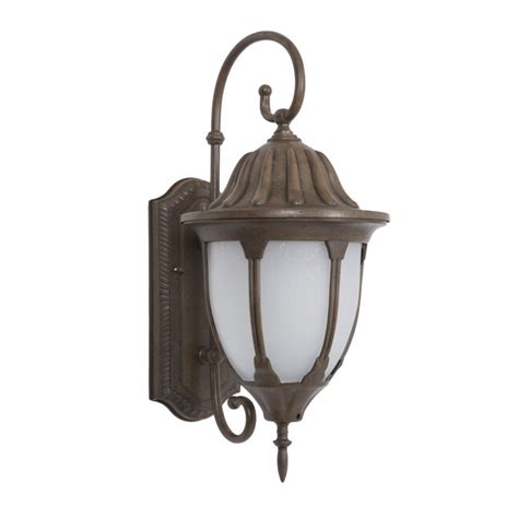 Yosemite Home Decor Merili 1 -Light 19.75-in H Brown Hardwired Outdoor ...
