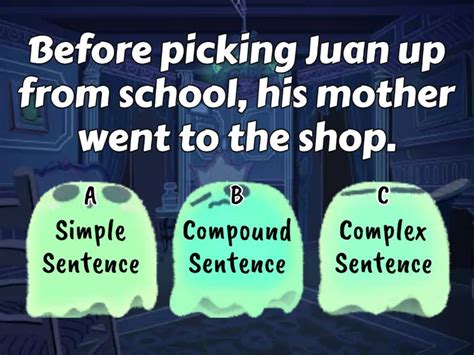 Simple, Compound, Complex Sentences () - Quiz
