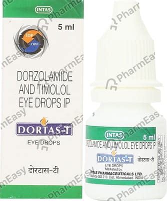 Dortas T Bottle Of 5ml Eye Drops: Uses, Side Effects, Price & Dosage ...