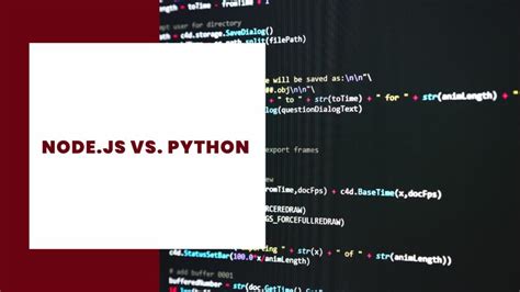 Node.js vs Python 的图像结果