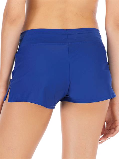 YouLoveIt Women Swim Brief Plus Size Swim Shorts High Waist Swimsuit ...