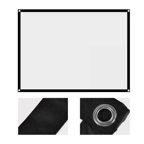 Buy Yinrunx 120 inch Projector Screen Indoor Outdoor Portable Movie ...