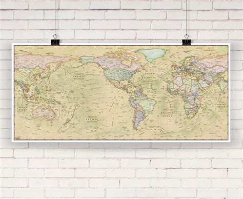 Wall Map of the World 的图像结果