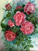 Image result for Watercolor Paintings of Roses