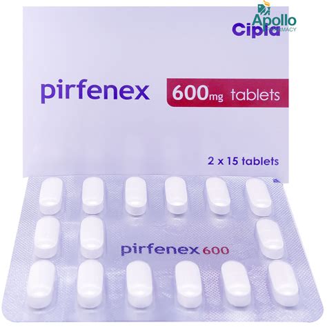 Pirfenex 600 mg Tablet 15's Price, Uses, Side Effects, Composition ...